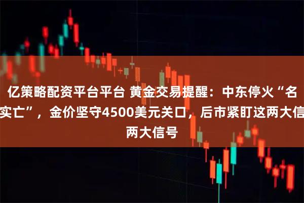 亿策略配资平台平台 黄金交易提醒：中东停火“名存实亡”，金价坚守4500美元关口，后市紧盯这两大信号